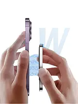 Зовнішний білий Wi-Fi монітор екран для телефону, селфі дісплей iScreen T1 з MagSafe на задню камеру, повторювач екрана смартфону, фото 3