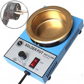 Паяльна ванна (тигель) SWDT-41C, діам.-100 мм, 300 W, 200-480 °C, 220V