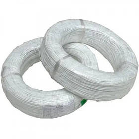 Дріт силіконовий 1 жила 22AWG (0,32 мм), TinCU, білий, 305 м