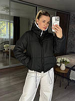 Жіноча дута куртка з капюшоном, фото 8