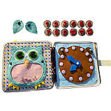 М'яка книжка-бізіборд фетр пальчикові ігри сортер липучки 20*8*20см (25004), фото 6