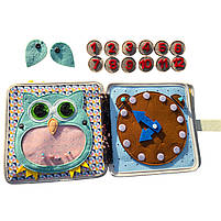 М'яка книжка-бізіборд фетр пальчикові ігри сортер липучки 20*8*20см (25004), фото 6