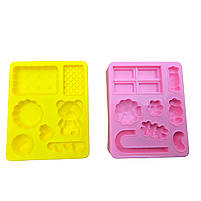 Тісто для ліплення Стоматолог щелепа 5 баночок тіста бормашинка молди уп 33,5*6*25,5 см (8852), фото 7