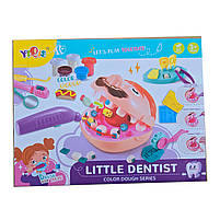 Тісто для ліплення Стоматолог щелепа 5 баночок тіста бормашинка молди уп 33,5*6*25,5 см (8852), фото 9