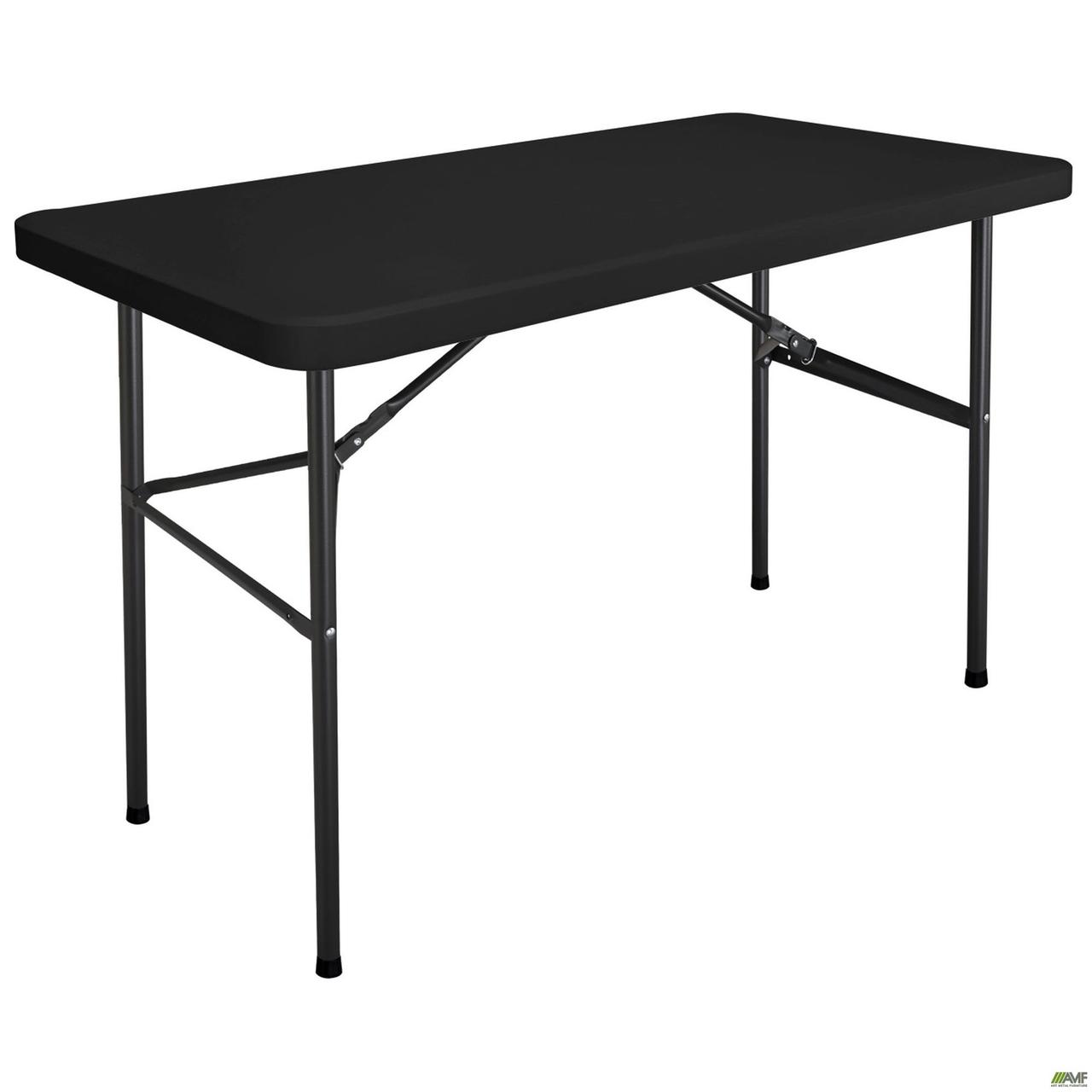 Стіл складаний Rayvon пластик чорний, фото 1