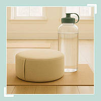 Йога на подушках для медитації Бежевий.