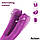 Потрійний вібратор з почерговими поштовхами двох фалосів та ритмічним шариком для клітора фіолетовий 22.6 см, фото 5