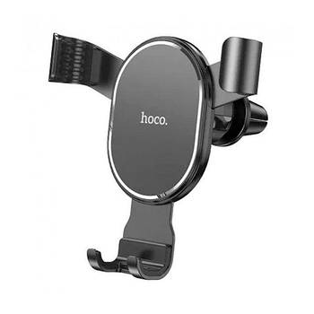 Холдер Hoco CA56 Plus Armor metal gravity car holder Black