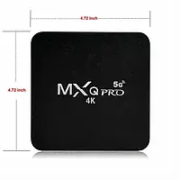 ТБ-приставка Smart TV Box MXQ Pro 4K 5G для відеоігор та онлайн-трансляцій
