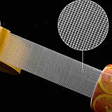 Суперміцна двостороння сітчаста клейка стрічка 30мм х 5м для ремонту, монтажу та фіксації, фото 3