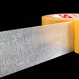 Суперміцна двостороння сітчаста клейка стрічка 30мм х 5м для ремонту, монтажу та фіксації, фото 4