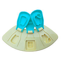 Тісто для ліплення Стоматолог щелепа 5 баночок тіста бормашинка молди уп 33,5*6*25,5 см (8852), фото 8