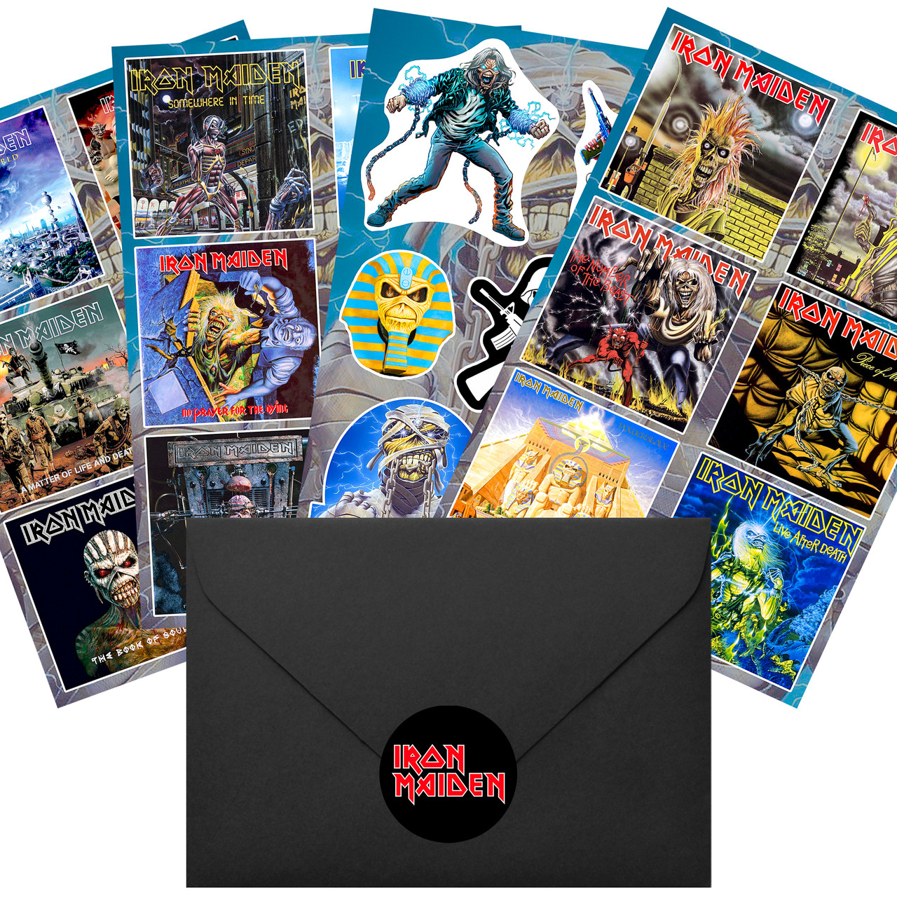 Подарунковий набір стікерпаків gsp-009 Iron Maiden, фото 1