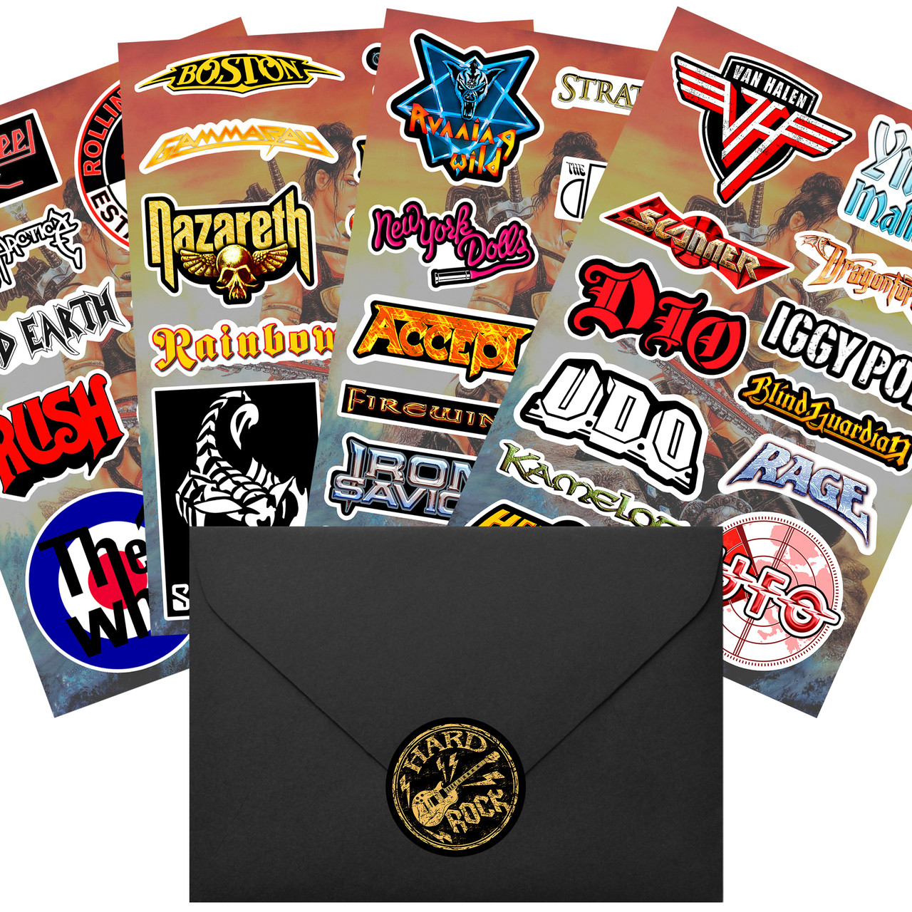 Подарунковий набір стікерпаків gsp-019 Rock and Metal Legends, фото 1