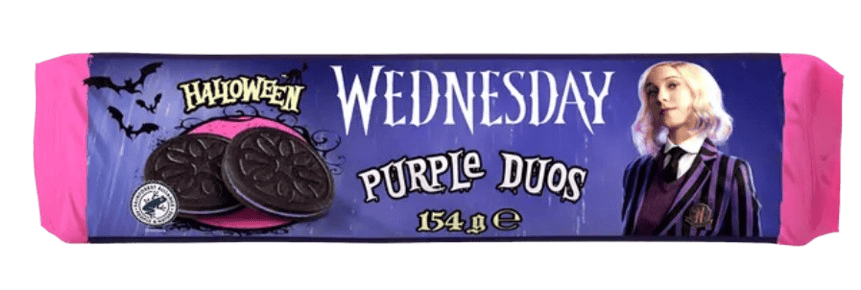 Печиво Halloween Wednesday Purple Duos 154г, фото 1