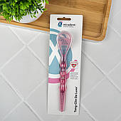 Щітка для очищення язика miradent Tong Clin De Luxe (рожева) 1 шт