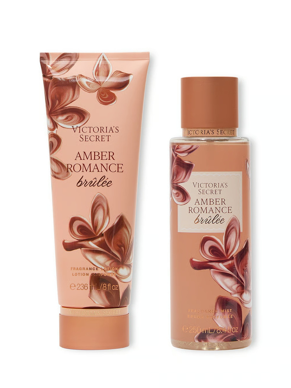 Набір для тіла Amber Romance Brulee Victoria's Secret міст та лосьйон 1159845842 (Бежевий 236 ml/250 ml), фото 1