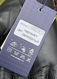 Жіночі шкіряні рукавички на мутоновому хутрі., фото 5