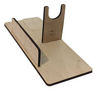 Популярний! Підставка для клейового пістолета 20 Вт і стрижнів, фанера — найкраща якість тільки на Nukleon.com.ua