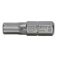 Біта із внутрішньою шестигранною головкою C 6.3 SW5 1/4" 25мм Wurth (061417695)