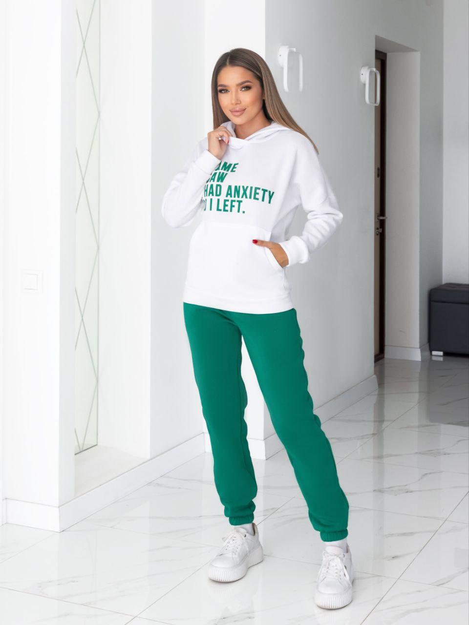 Жіночий теплий спортивний костюм норма і батал, фото 1