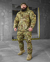 Зимовий тактичний костюм Гірка мультикам зсу, військовий теплий армійський гірка костюм на флісі multicam зсу Ewerty