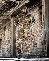 Тактичний костюм softshell мультикам, військовий осінній костюм на флісі зсу, армійський костюм multicam софтшел Ewerty