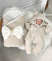 Набір на виписку з пологового будинку для хлопчика/дівчинки (Весна-Осінь)