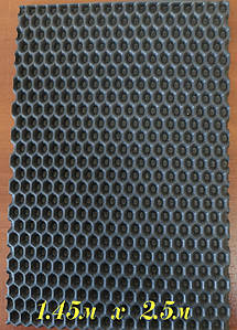 Листовий матеріал для виготовлення автокилимків (EVA листовий).СІРИЙ. "СОТА". 1.45м х 2.50м