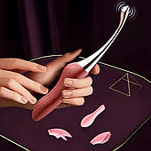 Вібратор для задоволення із трьома насадками