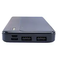 Повербанк 10000mAh аккумулятор для мобильных устройств зарядка на ходу для студентов и путешественников BROWN