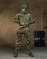 Військовий костюм Soft shell мультикам (осінь-зима), військова водовідштовхувальна форма на флісі армійська зсу