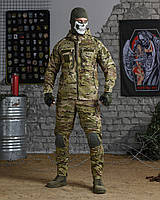 Посилений тактичний костюм 5.11 мультикам, військова весняна форма з наколінниками штурмовий костюм multicam