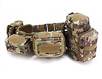 Пояс-разгрузка YAKEDA мультикам ,Разгрузочные системы РПС YAKEDA multicam,Тактический разгрузочный пояс MOLLE