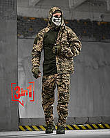 Весняний тактичний костюм 3в1 піксель, військова форма камуфляж саржа, армійські комплект 3в1 pixel зсу ewerty