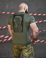 Тактична потовідвідна футболка олива, військова футболка поліестер, армійська футболка зсу lkj dsa bvf