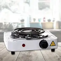 Спіральна електроплита з однією конфоркою-210х210х40 мм-1000 Вт KB-2053