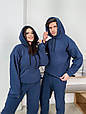 Костюм жіночий з капюшоном фліс Модель: 1483-05315 GR Колір: хакі, синій, фото 2