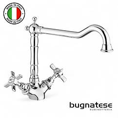 Ретро змішувач для кухні двовентильний Bugnatese Princeton 851