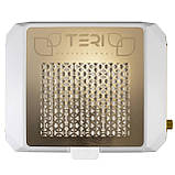 Настільна манікюрна витяжка з HEPA фільтром Teri Diamond біла/сітка золото, фото 3