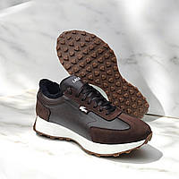 Черные зимние кроссовки женские на спортивной танкетке со шнуровкой на меху натуральная кожа 36-41