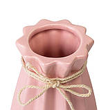 Ваза для квітів Кармен, 17 см - декоративна настільна ваза для інтер'єру, фото 3