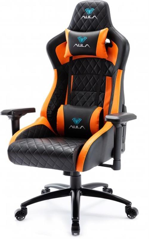 Крісло для геймерів Aula F1031 Gaming Chair Black/Orange (6948391286211), фото 1