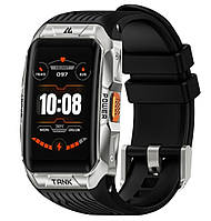 Смарт-годинник Kospet TANK X2 Silver – спортивний розумний годинник з водозахистом, дзвінками для тренувань