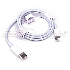Кабель TYPE-C to Lightning (добра якість), 1 м, білий