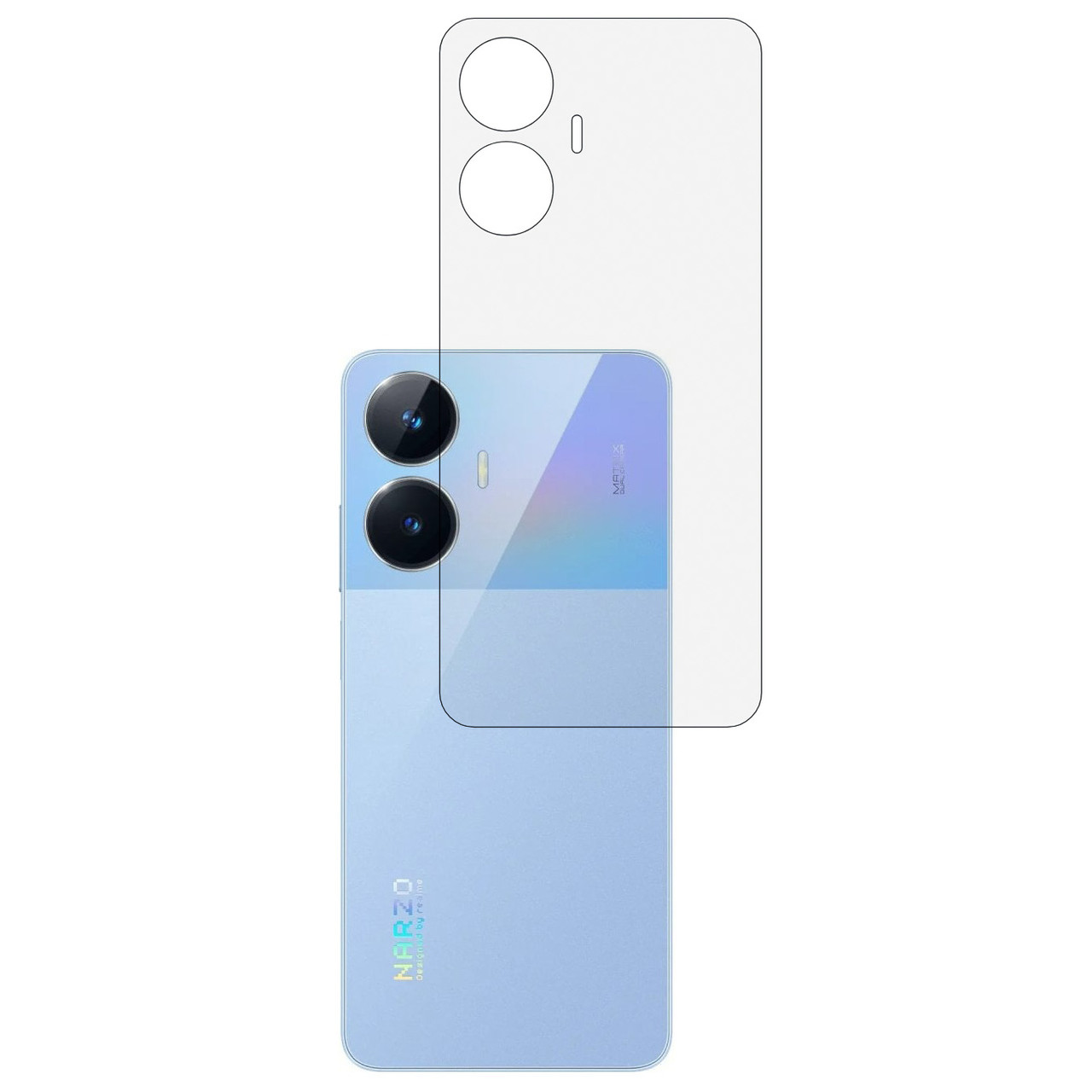 Плівка на задню панель Mietubl HD для Realme Narzo N55, фото 1