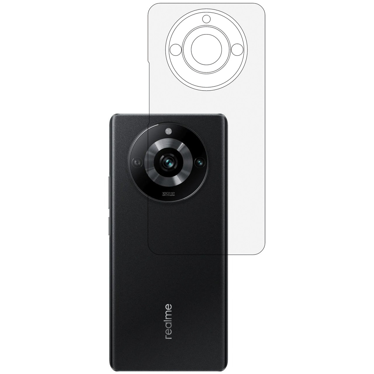 Плівка на задню панель Mietubl HD для Realme 11 Pro, фото 1