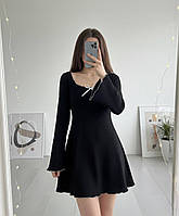 Красивое женское платье в рубчик ангора 42-46