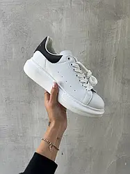 A. MCQueen Black White 36