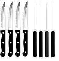 Ніж пилка / Кухонний ніж з нержавіючої сталі / Товщина леза 1,4 мм / Зручна ручка